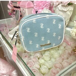 Juicy couture Gothic denim/white Best seller camera crossbody